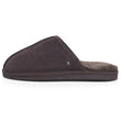 Zapatillas de casa chinelas Hombre Cuero Chocolate