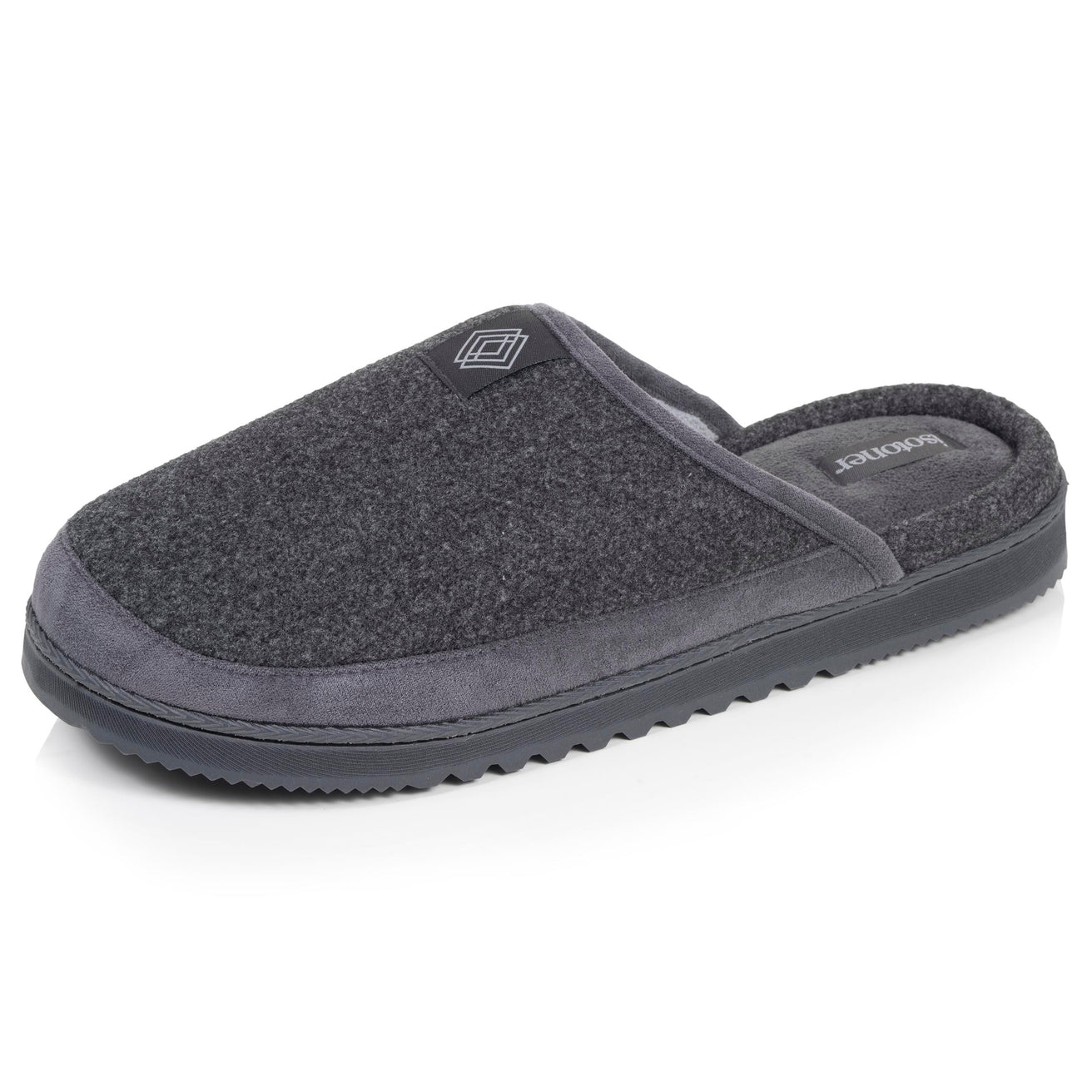 Zapatillas de casa Chinelas Hombre Gris suela dentada