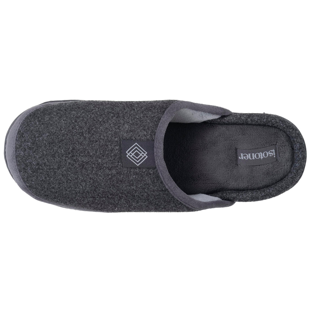 Zapatillas de casa Chinelas Hombre Gris suela dentada - Isotoner
