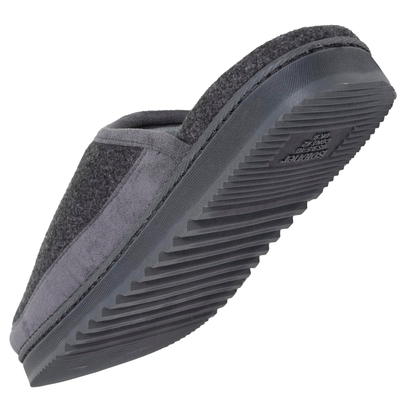 Zapatillas de casa Chinelas Hombre Gris suela dentada
