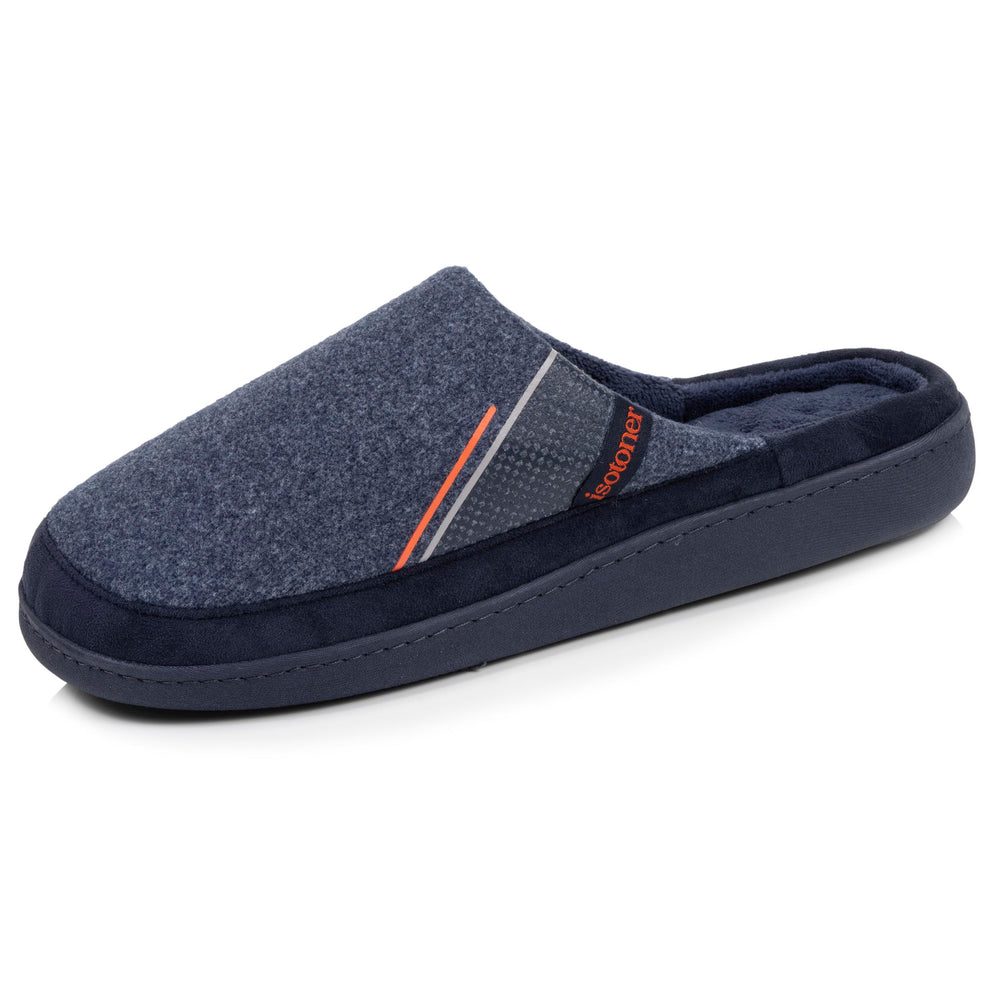 Zapatillas de casa Chinelas Hombre Marino ribete Naranja - Isotoner