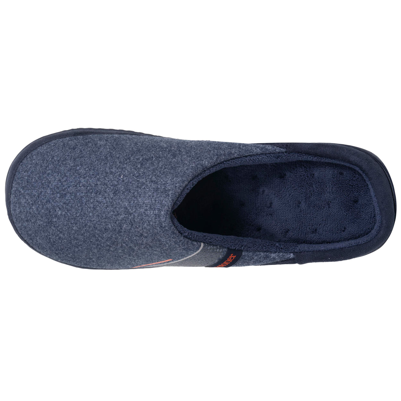Zapatillas de casa Chinelas Hombre Marino ribete Naranja