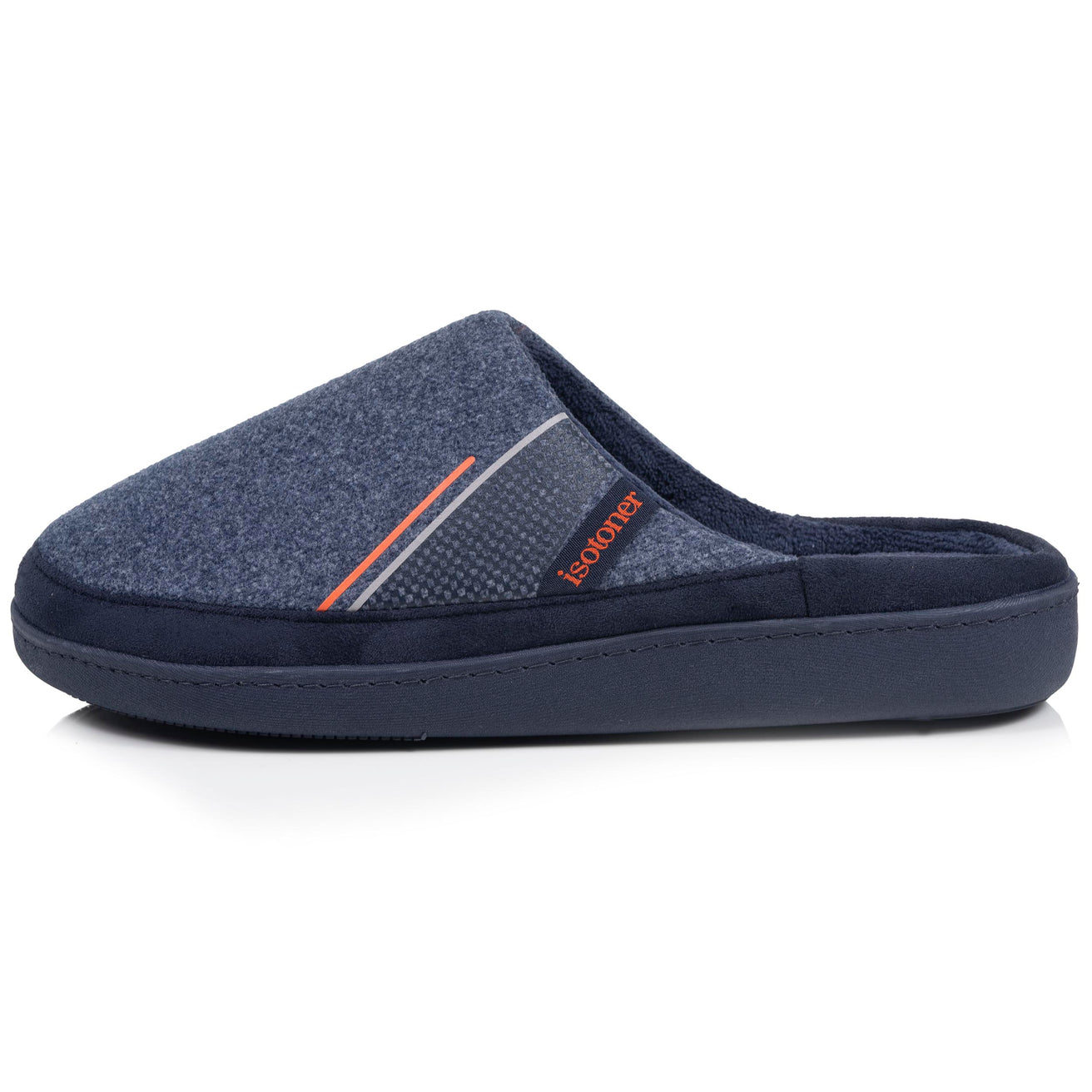 Zapatillas de casa Chinelas Hombre Marino ribete Naranja