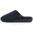 Zapatillas de casa Chinelas Hombre Negro Rayas burdeos
