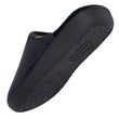 Zapatillas de casa Chinelas Hombre Negro Rayas burdeos