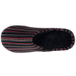Zapatillas de casa Chinelas Hombre Rayas Burdeos