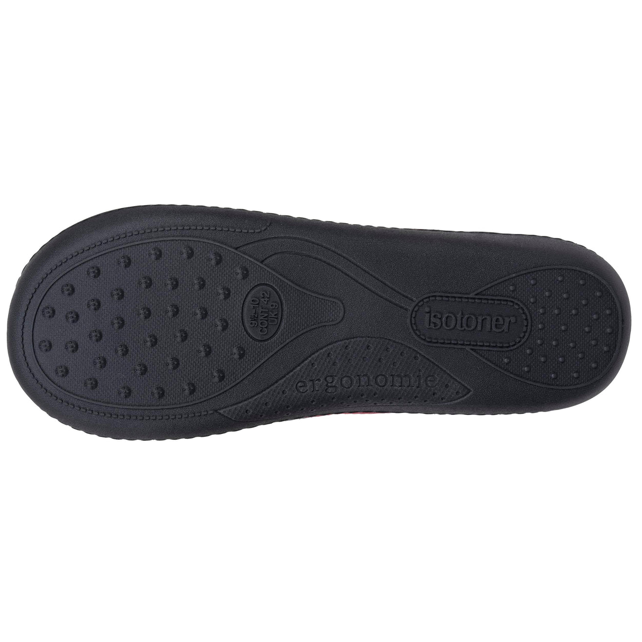 Zapatillas de casa Chinelas Hombre Rayas Burdeos