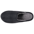 Zapatillas de casa chinelas Hombre Tartán negro