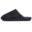 Zapatillas de casa chinelas Hombre Tartán negro