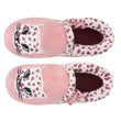 Zapatillas de casa botines cremallera Bebé Rosa leopardo