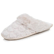 Zapatillas de casa chinelas planas Mujer Marfil