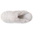 Zapatillas de casa chinelas planas Mujer Marfil