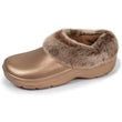 Zuecos Mujer Forrados Beige