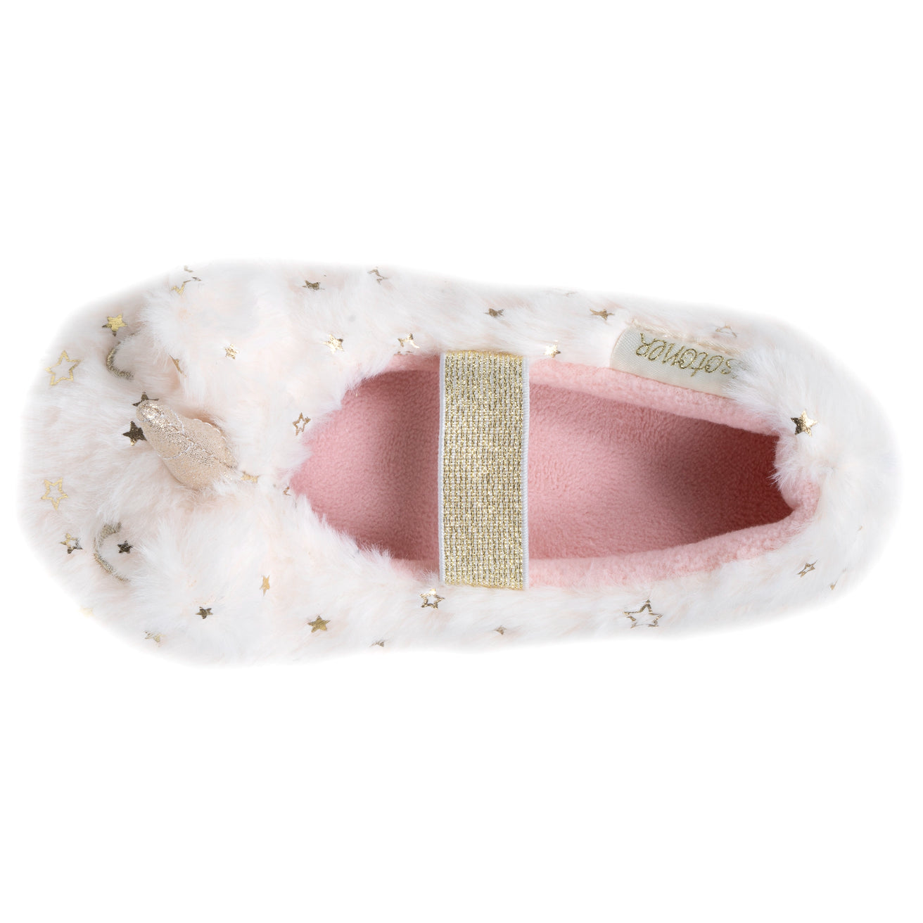 Zapatillas de casa Slippers Niños unicornio 3D Marfíl