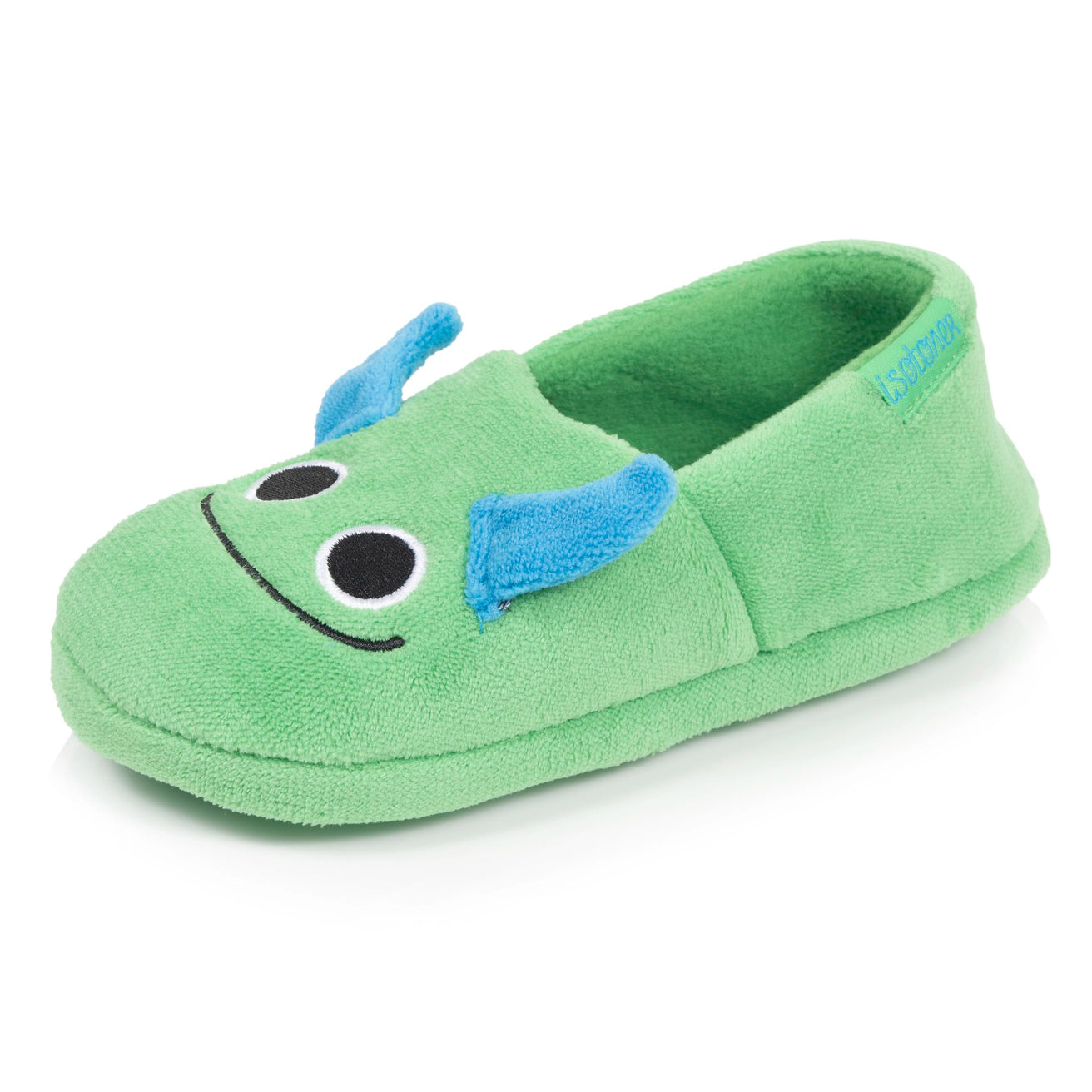 Zapatillas de casa Slipper Niños micro-esponja Verde