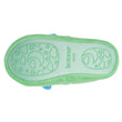 Zapatillas de casa Slipper Niños micro-esponja Verde