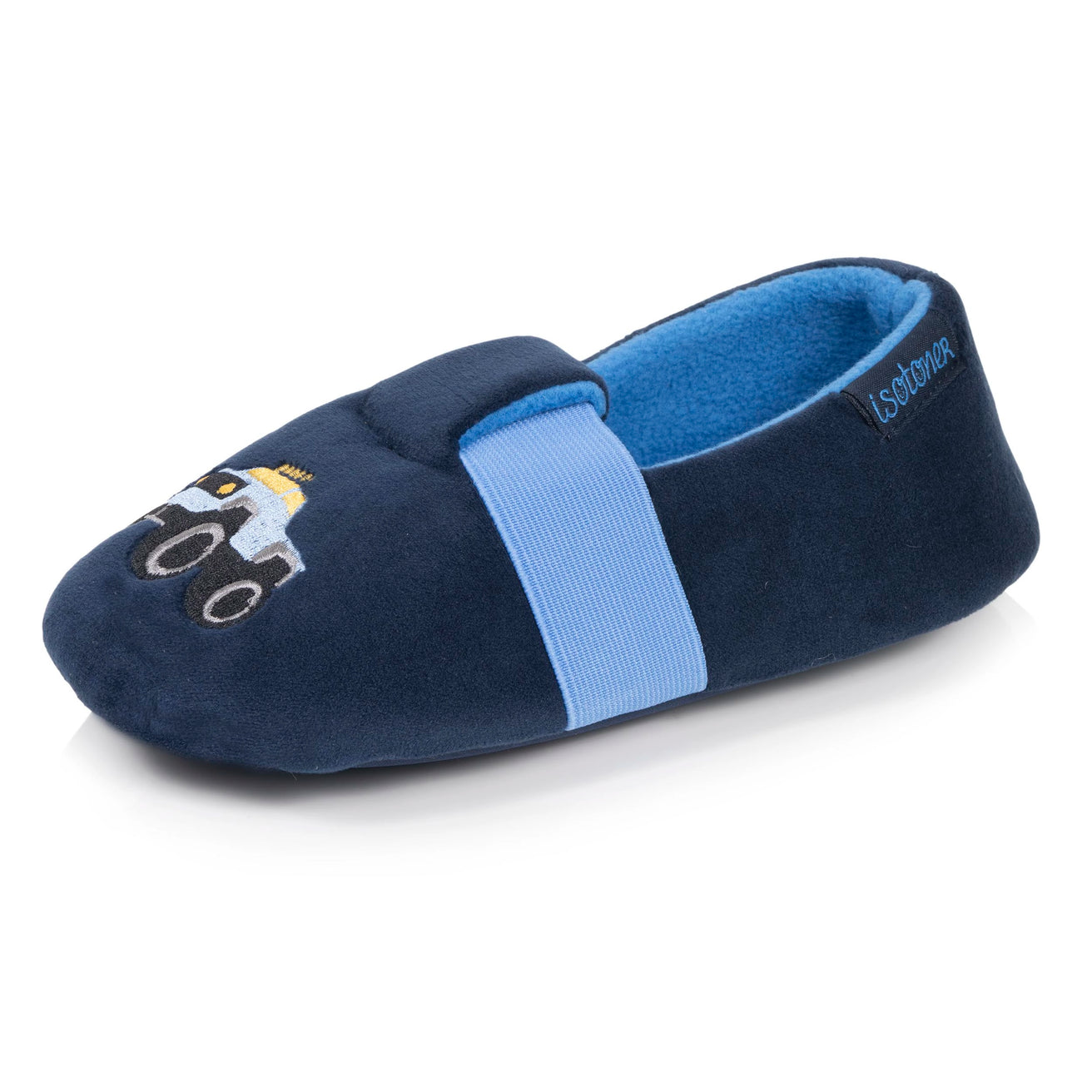 Zapatillas de casa Slipper Niños terciopelo Marino