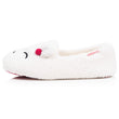 Zapatillas de casa Slippers Mujer sherpa lama Marfíl