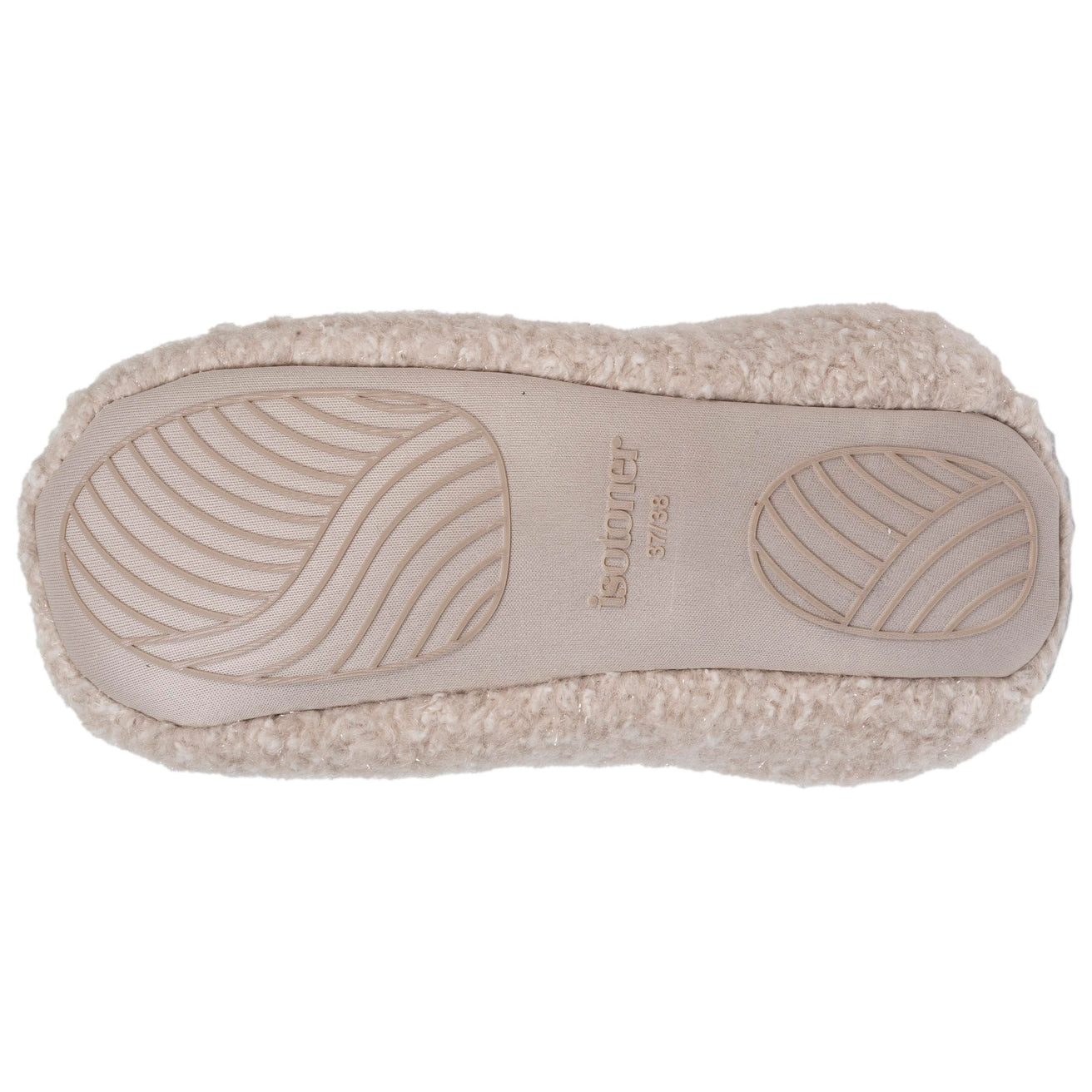 Zapatillas de casa babuchas Mujer Oso Beige