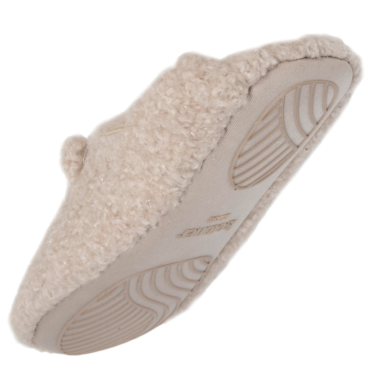 Zapatillas de casa babuchas Mujer Oso Beige