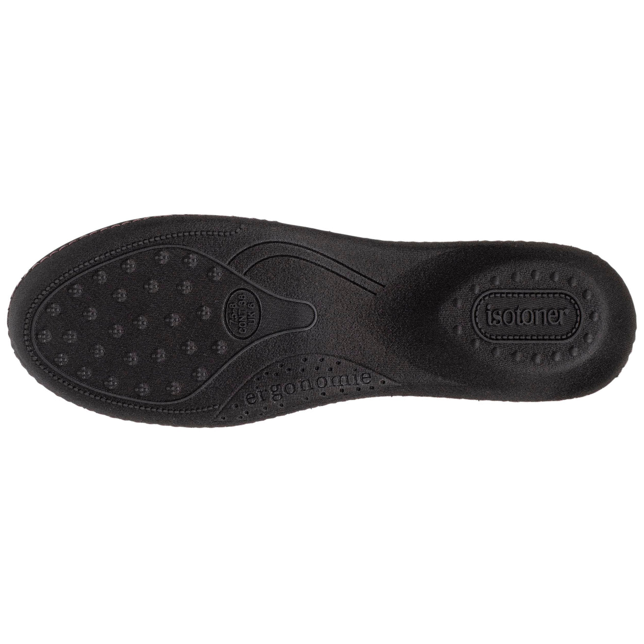 Zapatillas de casa bailarinas con tacón Mujer Negro Lunares