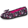 Zapatillas de casa bailarinas Mujer Lunares bordados Marino fleurs Isotoner