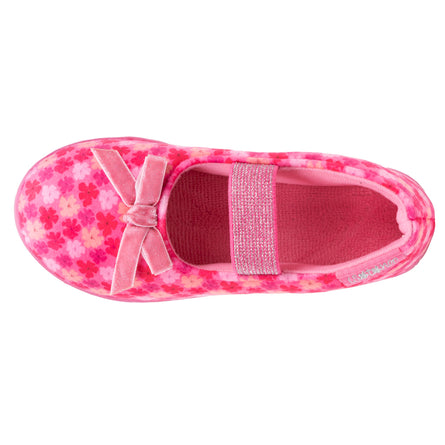Zapatillas de casa bailarinas Niños Flores Rosa - Isotoner