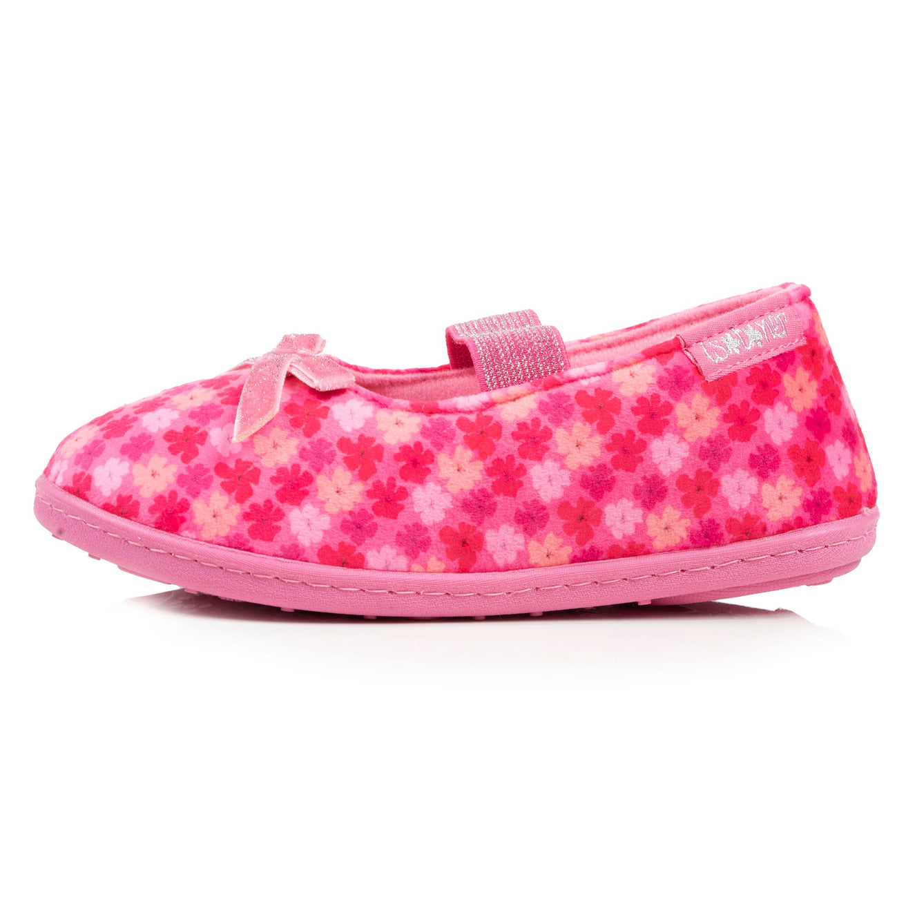 Zapatillas de casa bailarinas Niños Flores Rosa