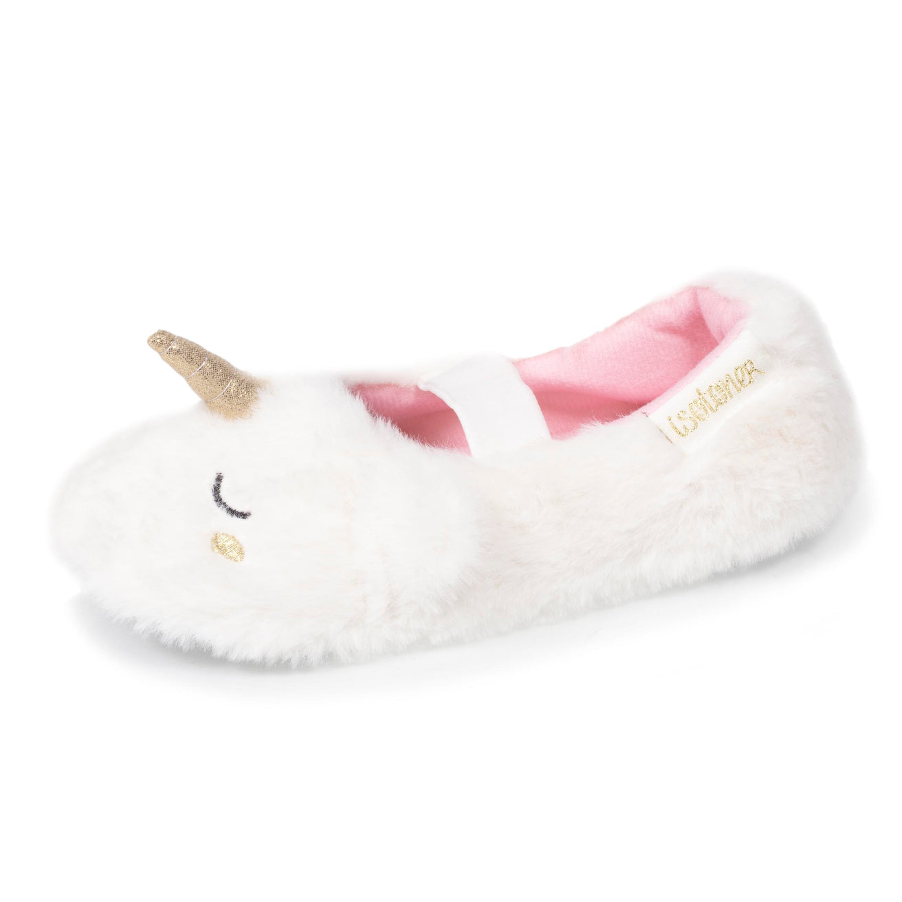 Zapatillas de casa bailarinas Niños Unicornio crudo