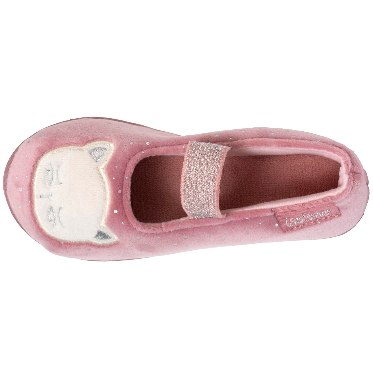 Zapatillas de casa bailarinas Niño Rosa Gato