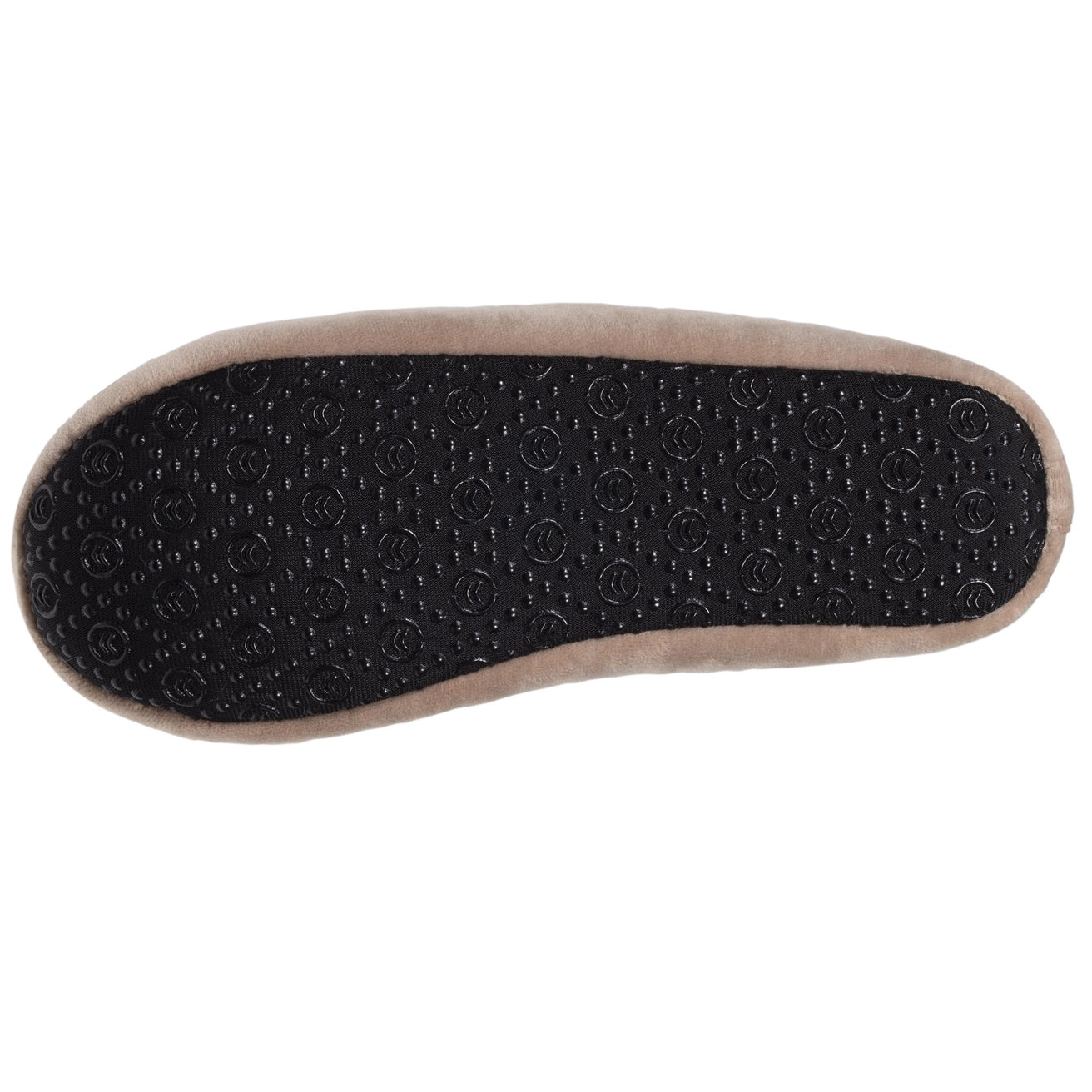 Zapatillas de casa bailarinas Mujer Beige imitación piel