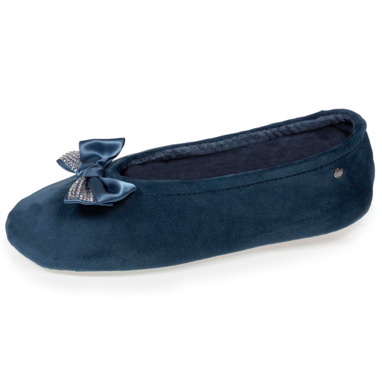 Zapatillas de casa bailarinas Mujer Azul pato