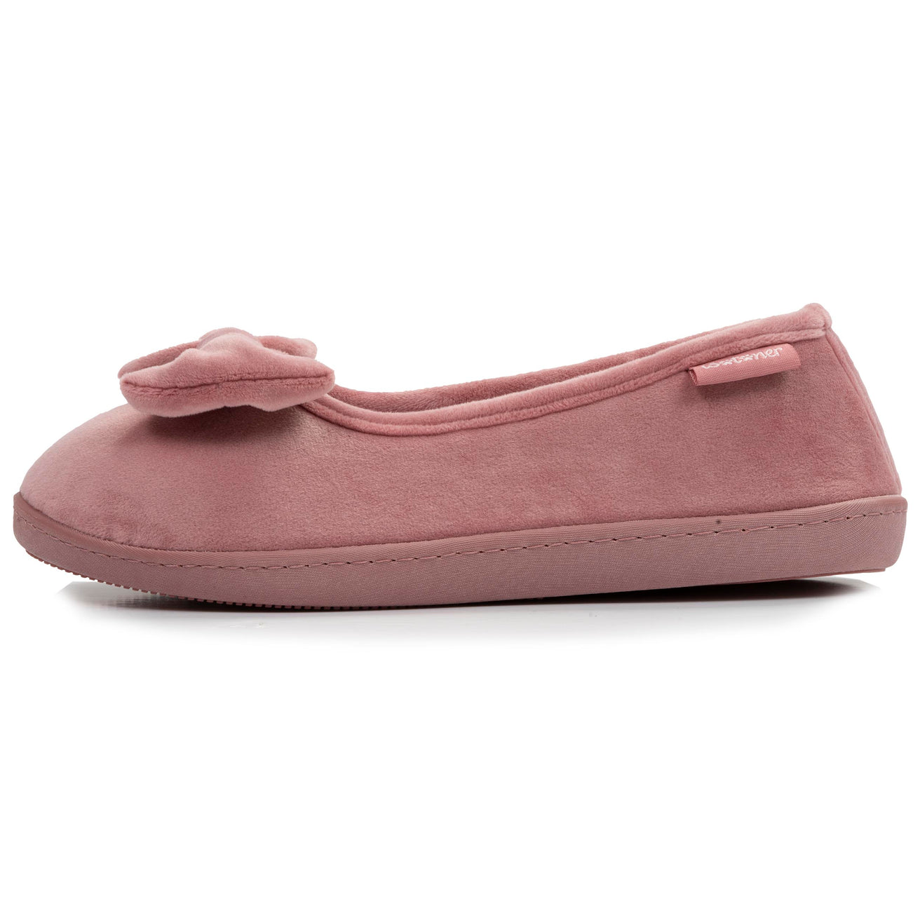 Zapatillas de casa bailarinas Mujer Blush cebra