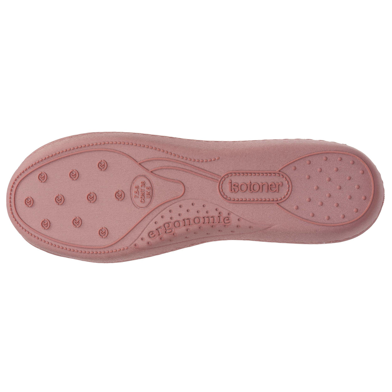 Zapatillas de casa bailarinas Mujer Blush cebra
