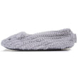 Zapatillas de casa bailarinas Mujer Gato Gris texturizado