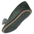 Zapatillas de casa bailarinas Mujer Doble lazo Salvia