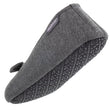 Zapatillas de casa bailarinas Mujer Gris jaspeado oscuro
