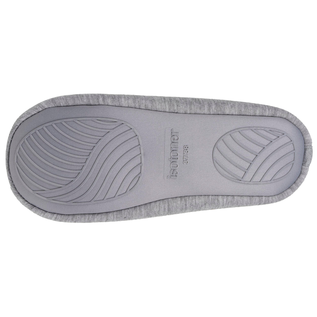 Zapatillas de casa Bailarinas Mujer Gris nudo satinado