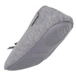 Zapatillas de casa Bailarinas Mujer Gris nudo satinado