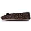 Zapatillas de casa bailarinas Mujer Leopardo