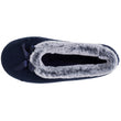 Zapatillas de casa bailarinas Mujer Marino