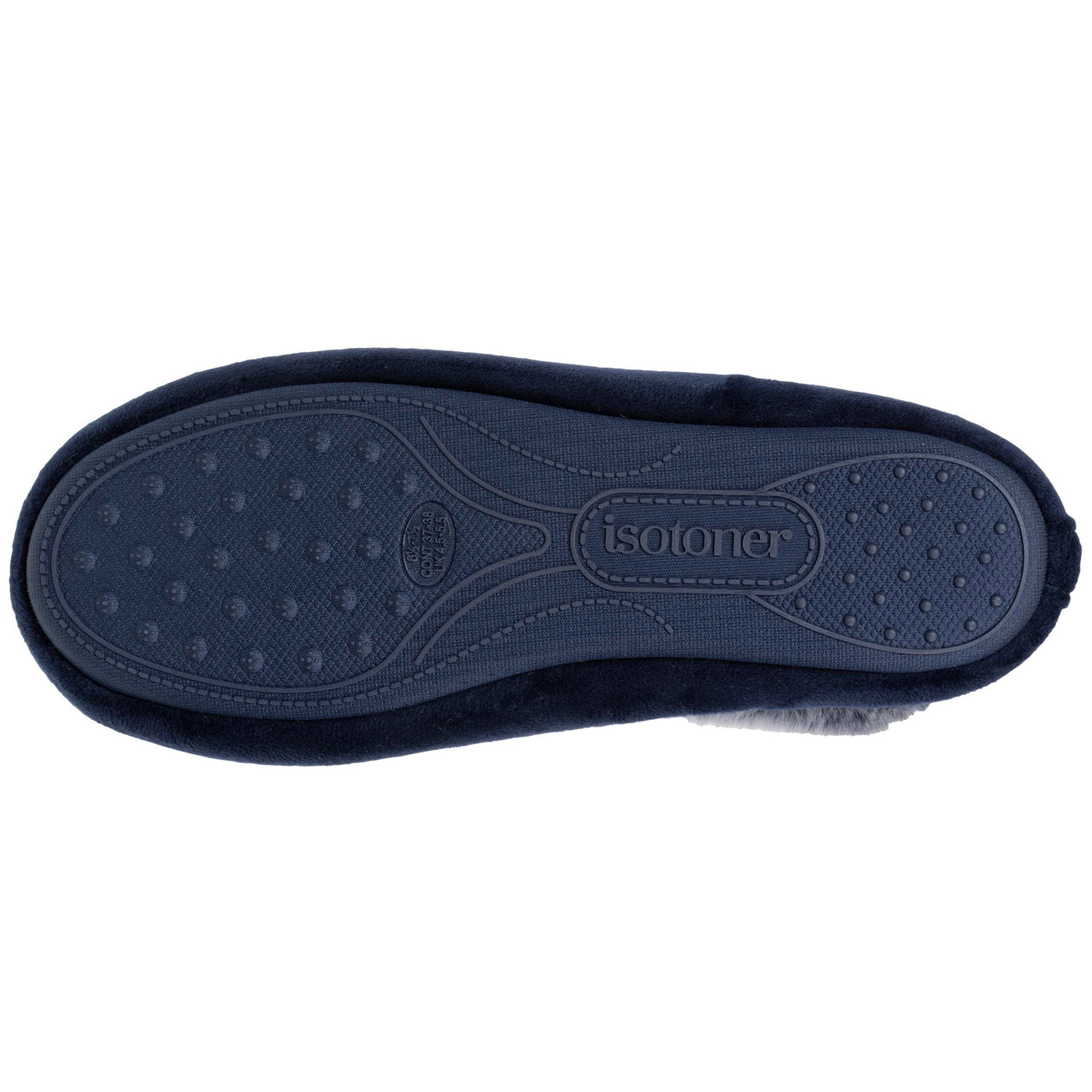 Zapatillas de casa bailarinas Mujer Marino