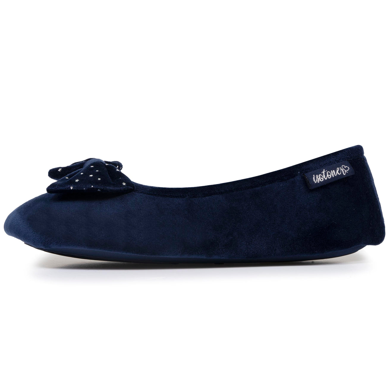 Zapatillas de casa bailarinas Mujer estrella Marino
