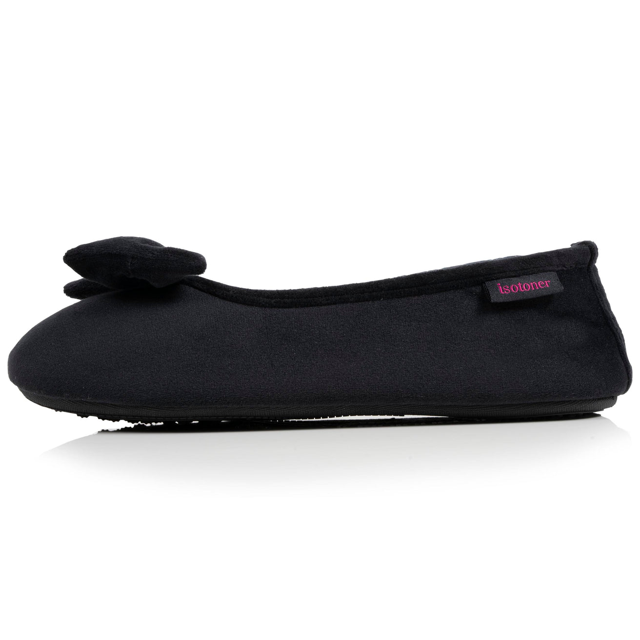 Zapatillas de casa Bailarinas Mujer Negro Rojo cuadros