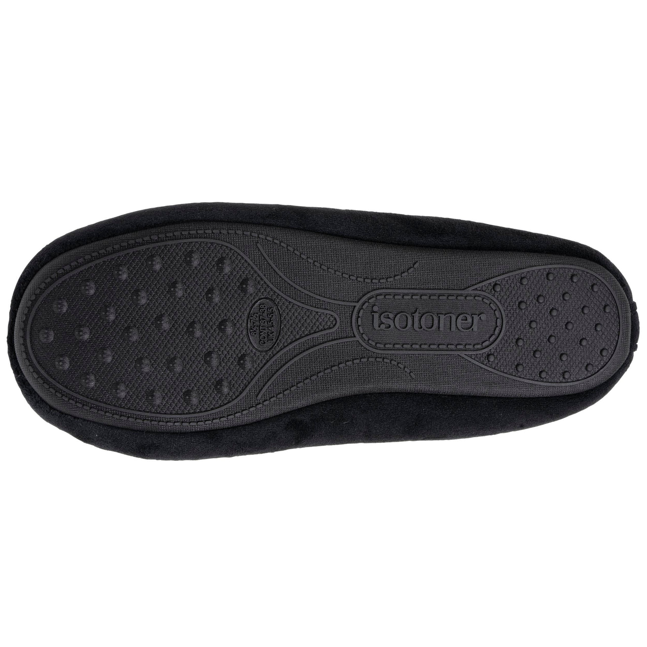 Zapatillas de casa Bailarinas Mujer Negro Rojo cuadros