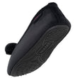 Zapatillas de casa Bailarinas Mujer Negro Rojo cuadros