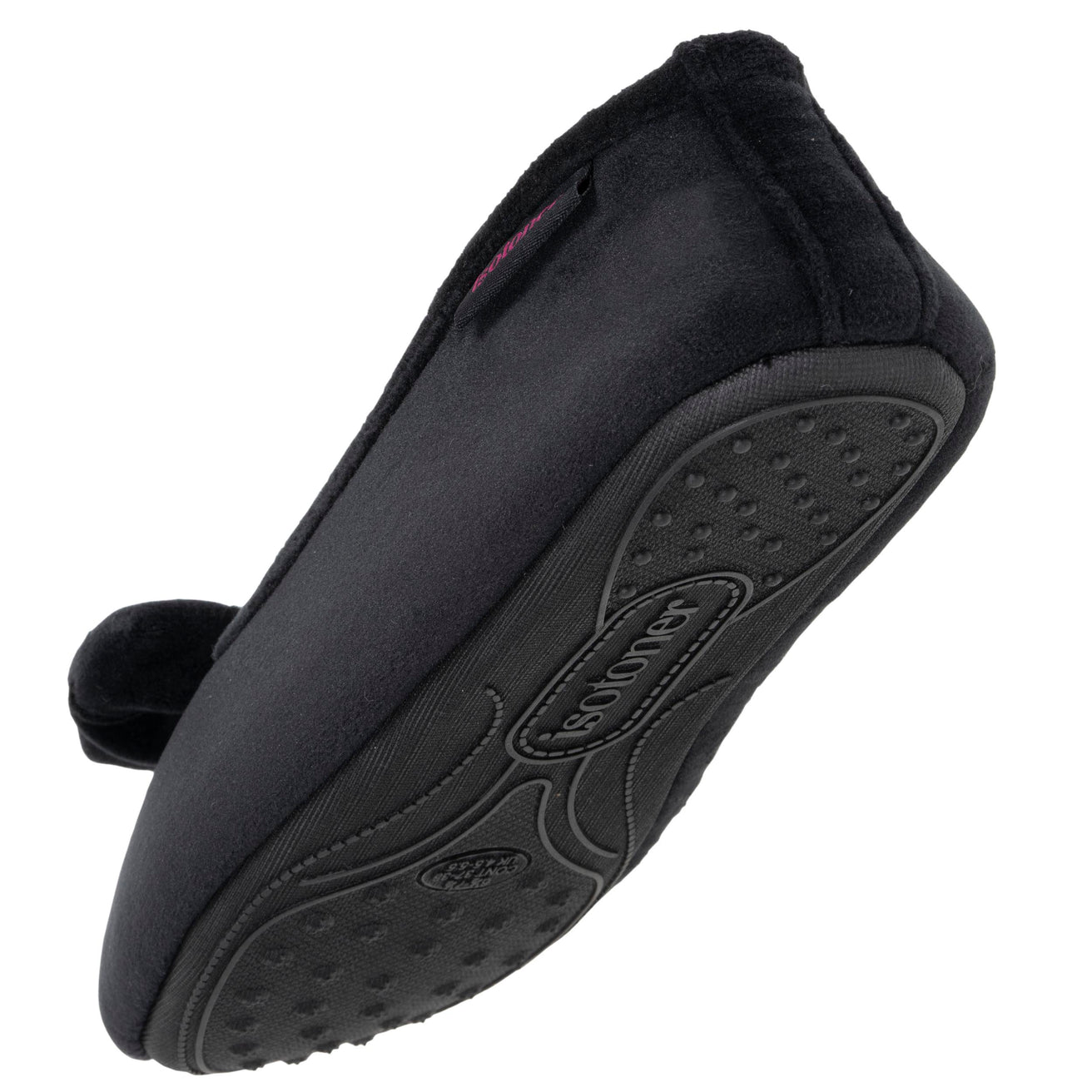 Zapatillas de casa Bailarinas Mujer Negro Rojo cuadros