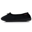 Chaussons ballerines Femme Noir noeud