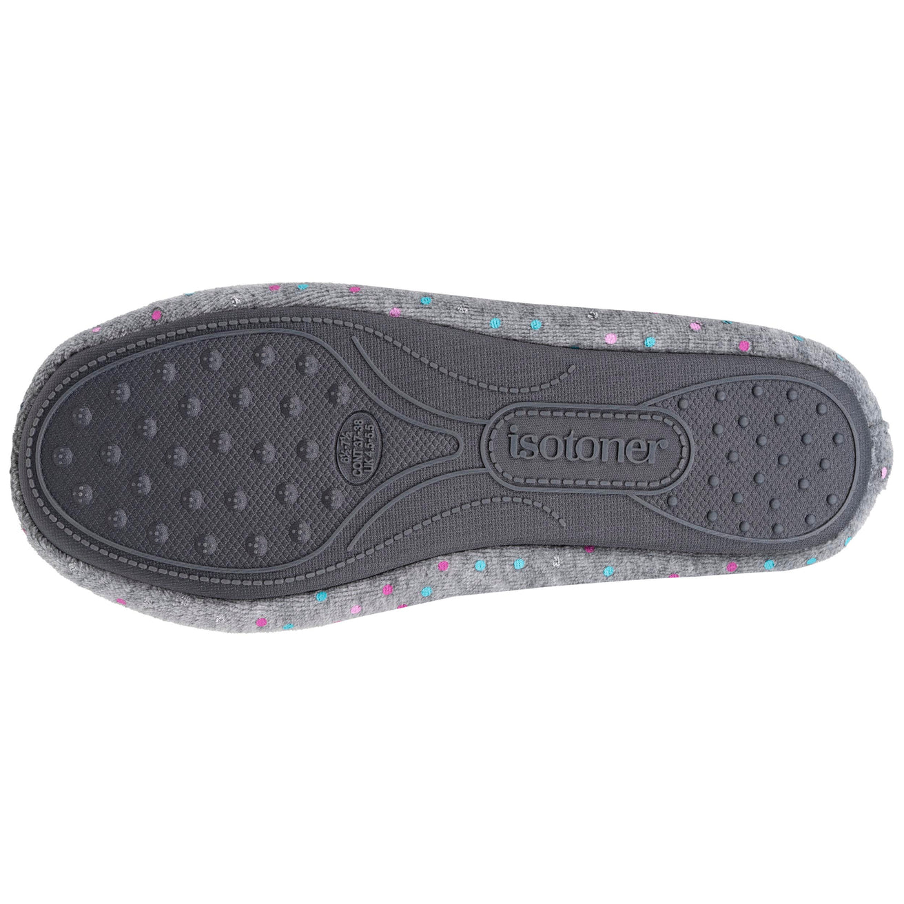 Mujer Bailarinas Gris lunares