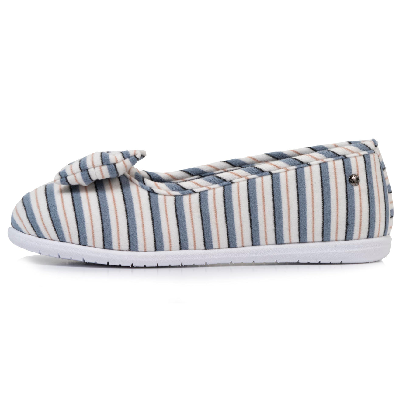Zapatillas de casa bailarinas Mujer Rayas marineras